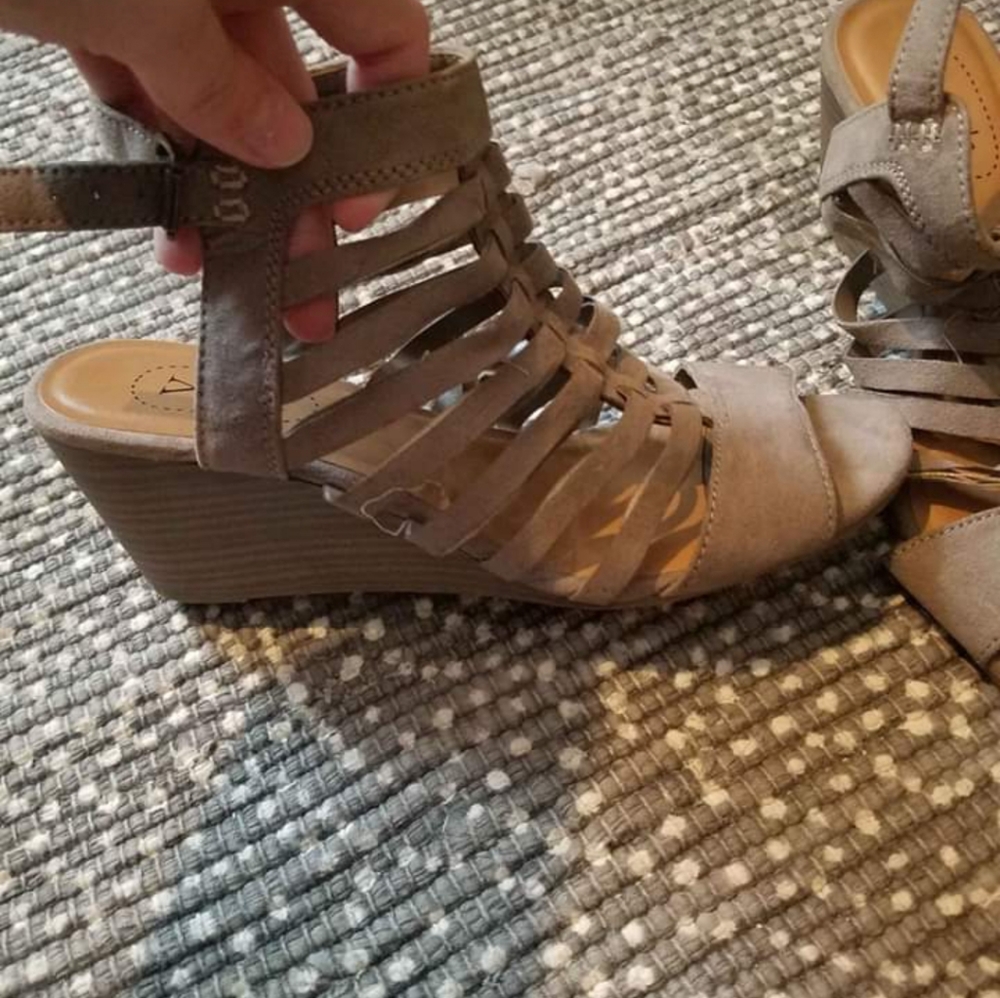 Brown Strap Heels